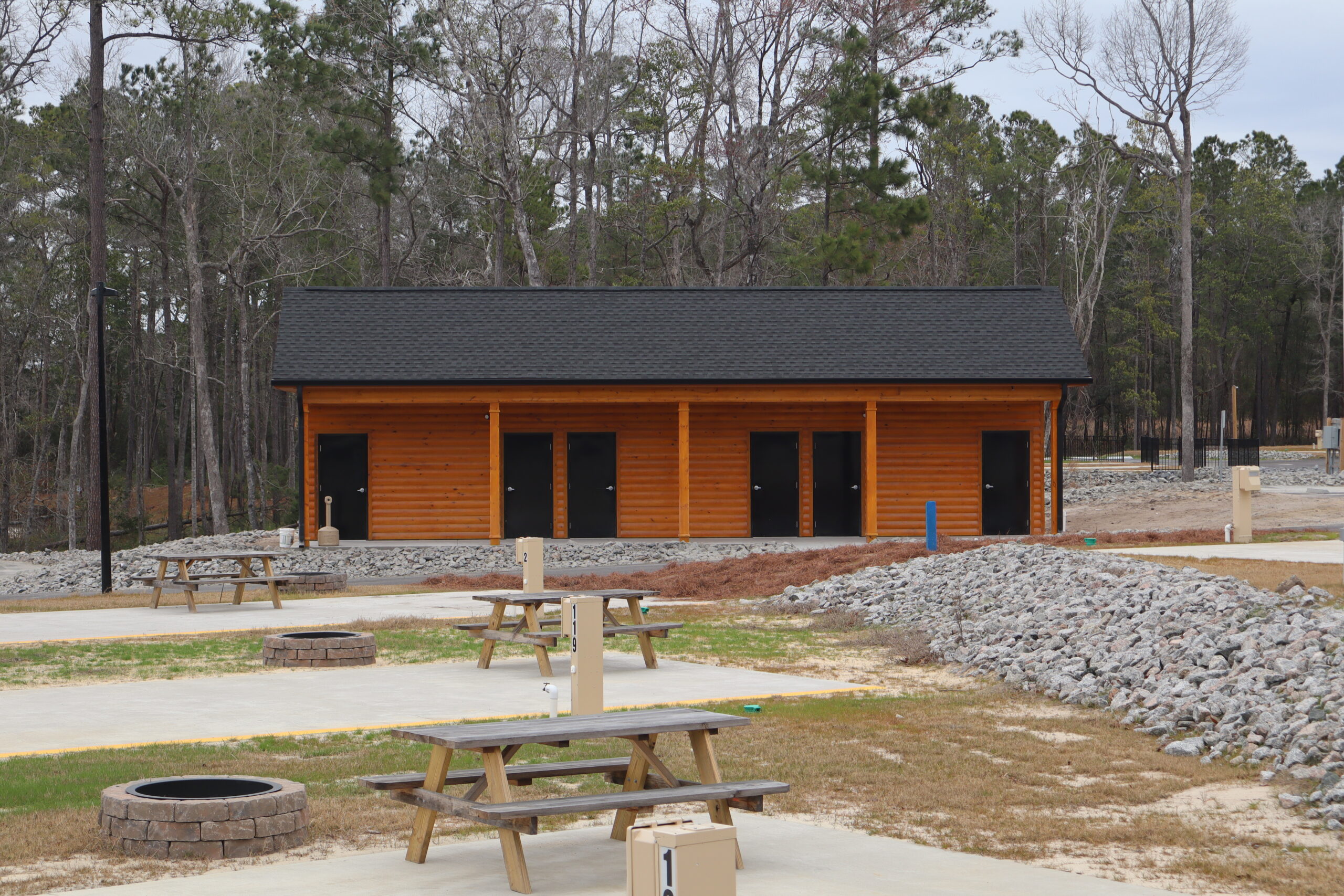 Crooked Oaks RV Park grounds near Myrtle Beach