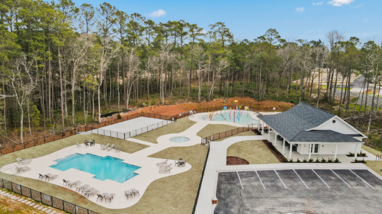 Aerial view of Crooked Oaks RV Park in Conway, SC