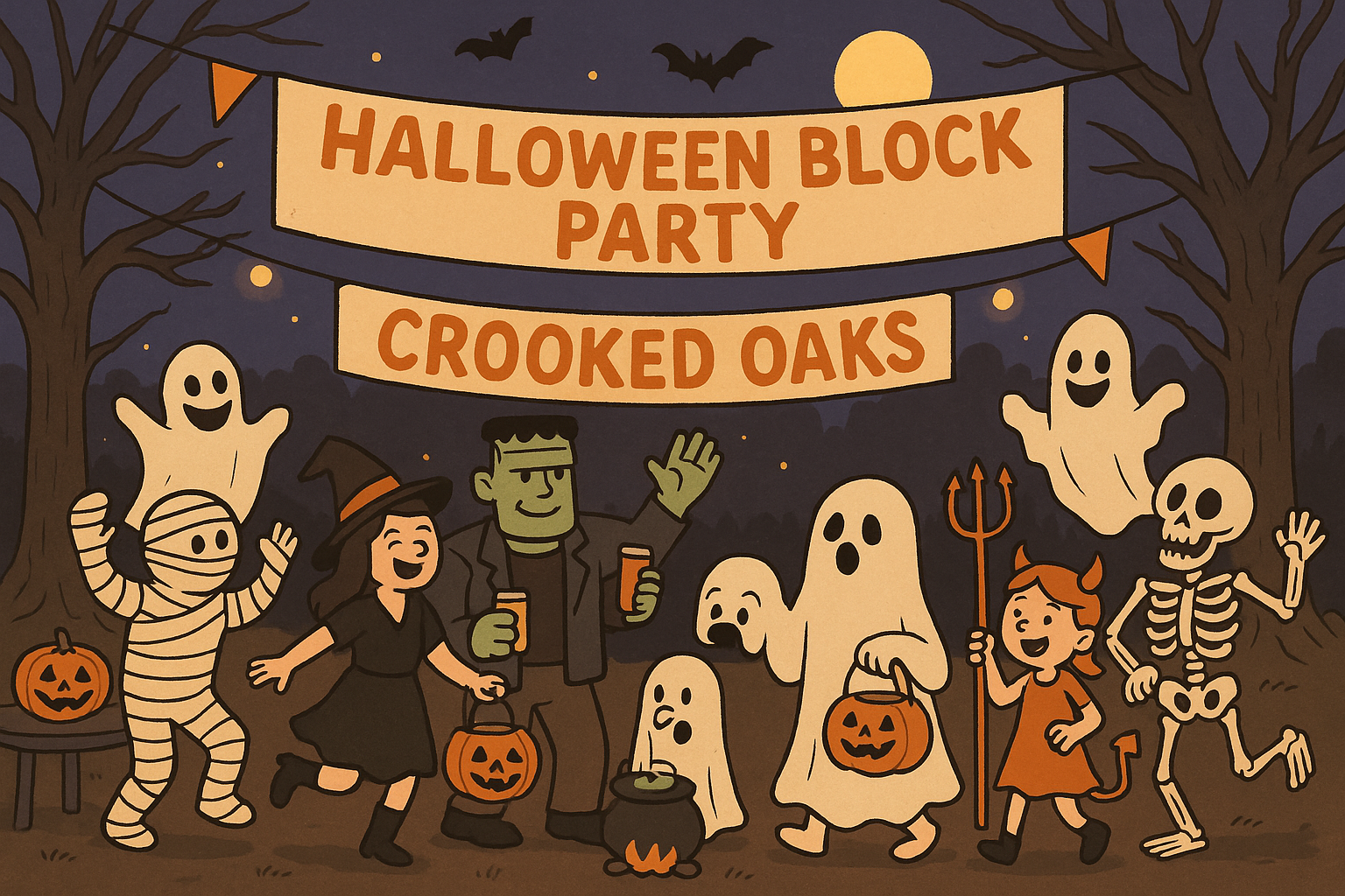 halloween block party rv park