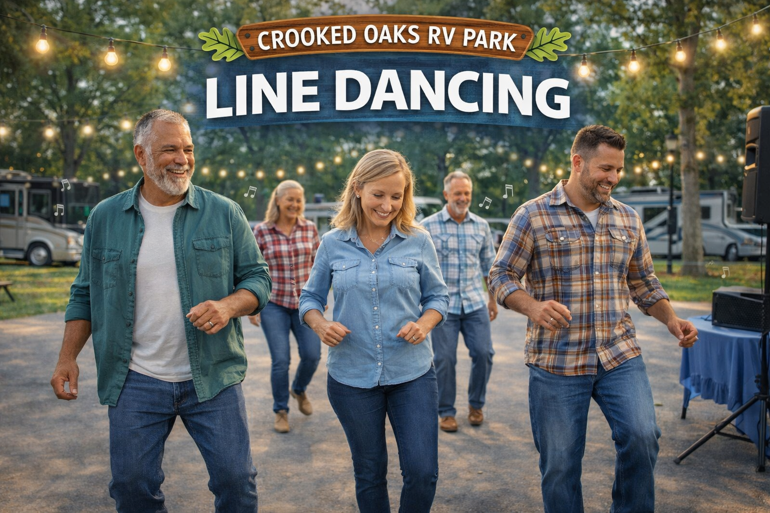line dancing crooked oaks
