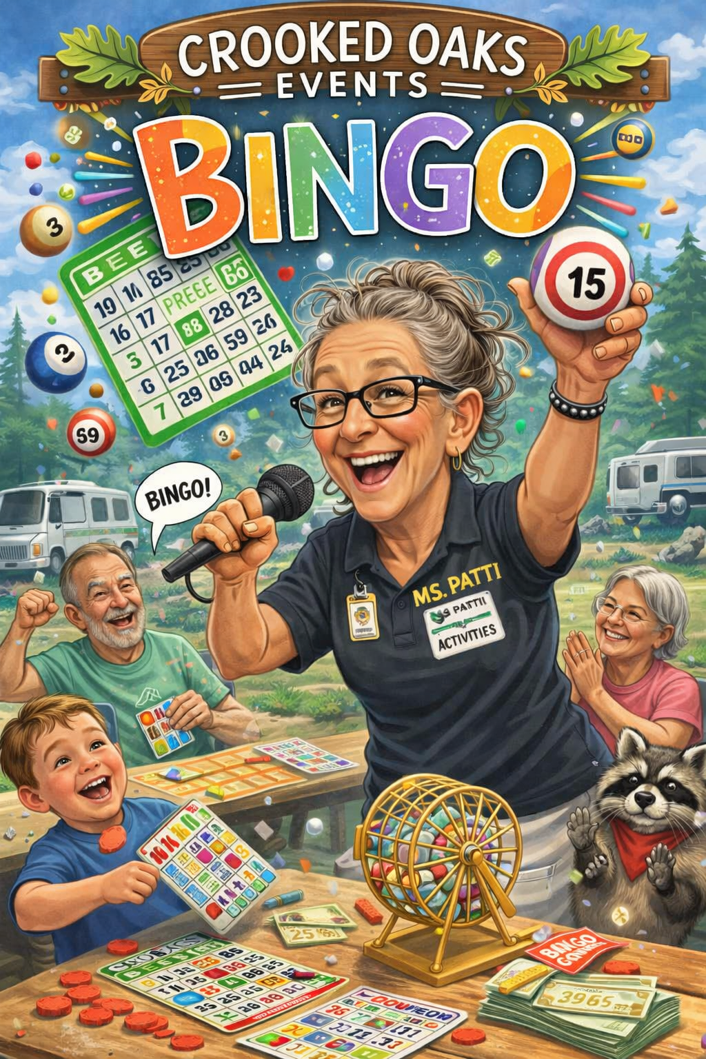 bingo crooked oaks